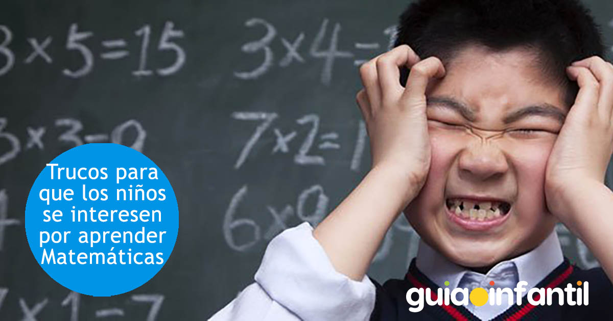 Trucos para incentivar a los niños en el aprendizaje de las matemáticas