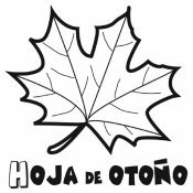 Dibujo de una hoja para imprimir y pintar