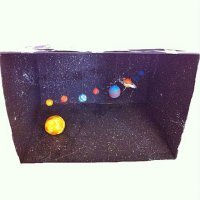 Un sistema solar muy creativo para los niños