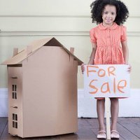 Una casita de alquiler para los niños