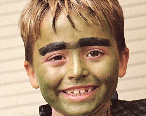 Maquillaje del temible Hulk para Halloween