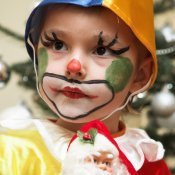 Un maquillaje sencillo de payaso