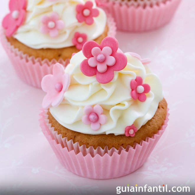 ... flores para el Día de la Madre - Cupcakes para el Día de la Madre