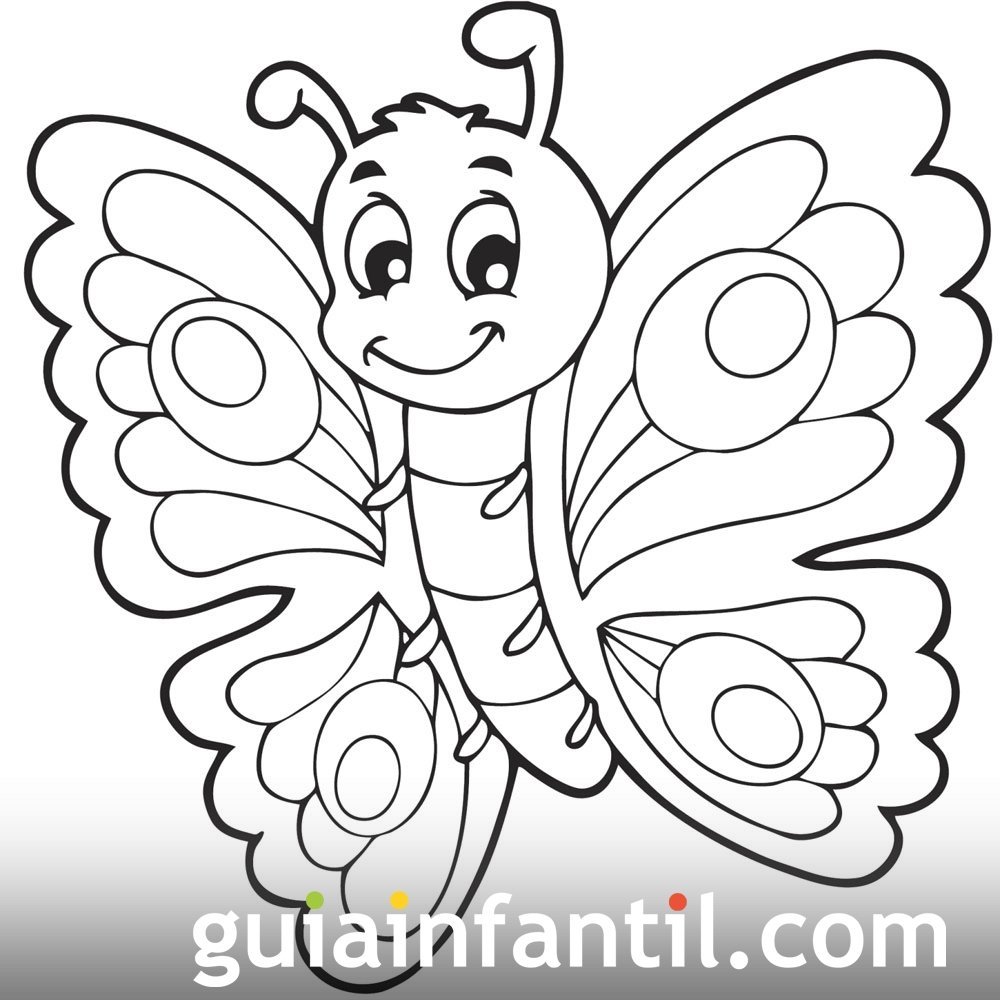 Dibujos De Mariposas Mariposas Para Colorear Infantiles Images