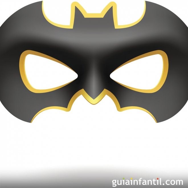 Máscara de Batman 3. Manualidades a Raudales.