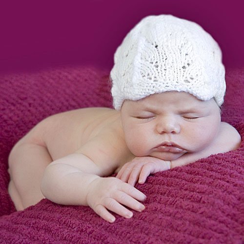 Foto de recién nacido durmiendo