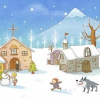 Cuento infantil. Pedro y el lobo