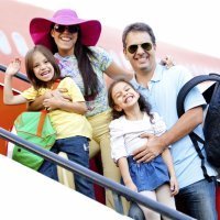 Viajar en avión con niños