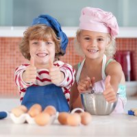 Niños, ¡Vamos a la cocina!