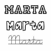 Nombres del santo de Julio para colorear con los niños