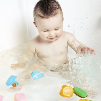 Juegos para el baño del bebé