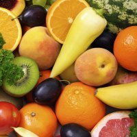 Dibujos para colorear de frutas