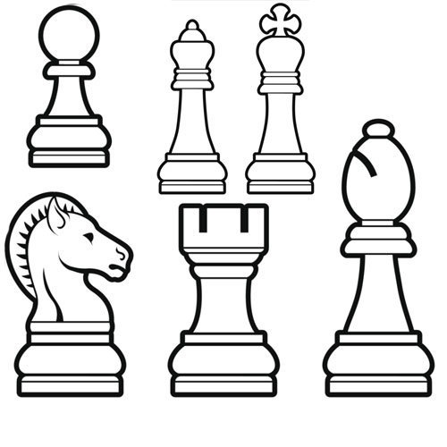 Imagenes de piezas de ajedrez para colorear - Imagui Imagenes de piezas de ajedrez para colorear - Imagui