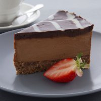 Tarta de queso con chocolate. Un manjar para los niños