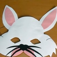 Disfraz de conejo para carnaval, cómo hacer el antifaz