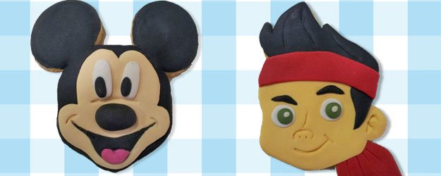 Decoración de galletas Disney para niños con plasti chuche
