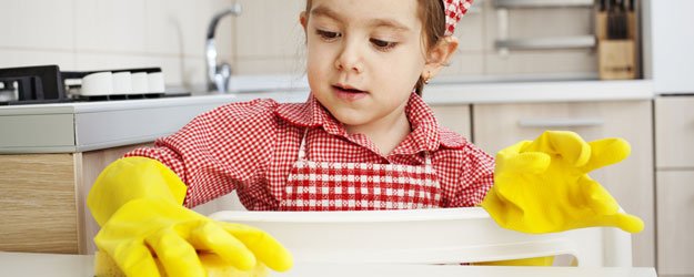 La colaboración de los hijos en las vacaciones