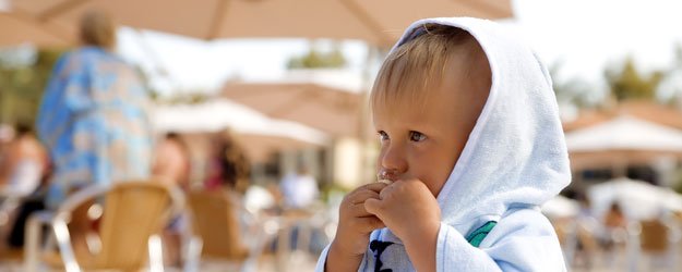 Bebés en la playa