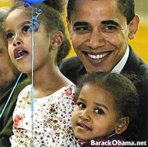 Obama y los niños