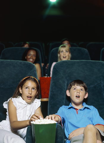 Niños en el cine