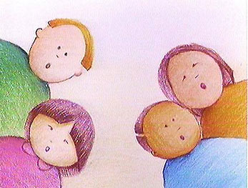 Niños en anuncios de publicidad