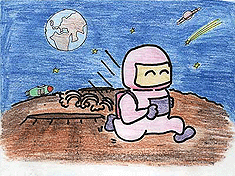 The man on the moon