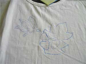 El resultado después del calcado