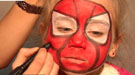 Maquillaje de fantasía de Spiderman