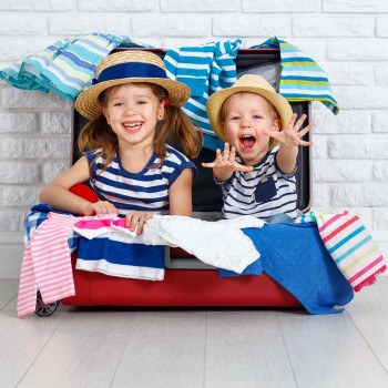 Enseña a tus hijos a organizar la maleta para los viajes