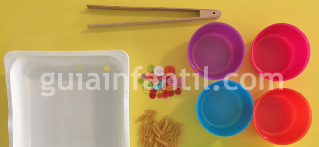 Juego casero para que los niños aprendan los colores