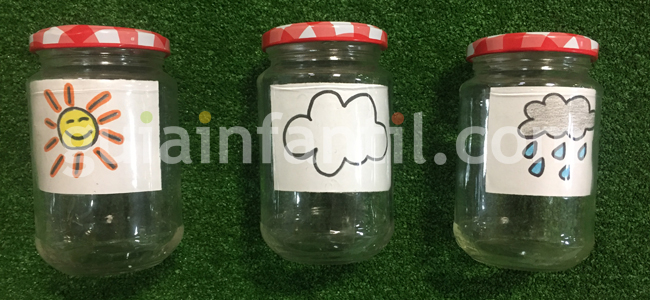 Materiales para este juego educativo para los niños