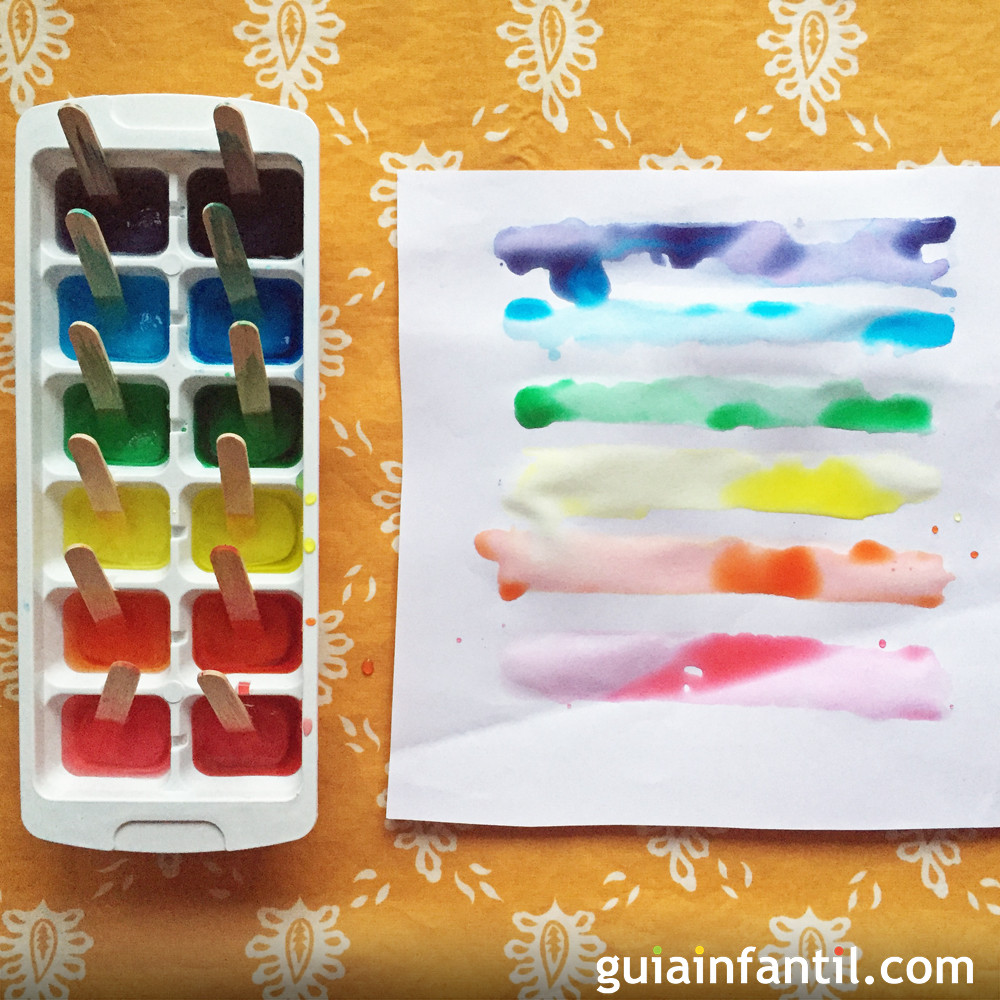 Cómo preparar acuarelas caseras para pintar - Actividades infantil