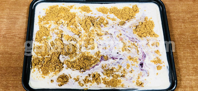 Helado de cheescake. Paso 4