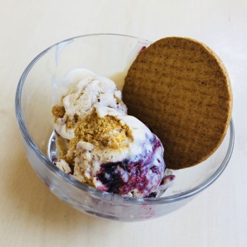 Helado casero de cheescake sin heladera. Recetas fáciles