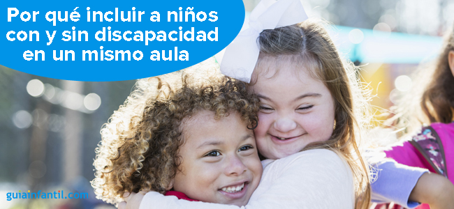 niños con y sin discapacidad en un mismo aula