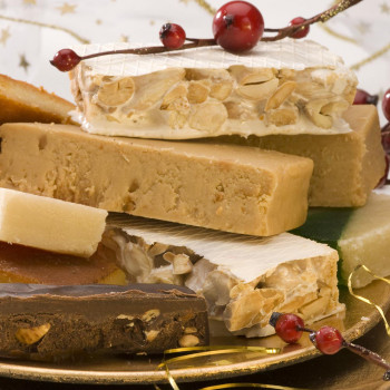 Receta casera de turrón navideño