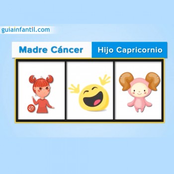 La compatibilidad de la madre Cáncer con los hijos según su signo