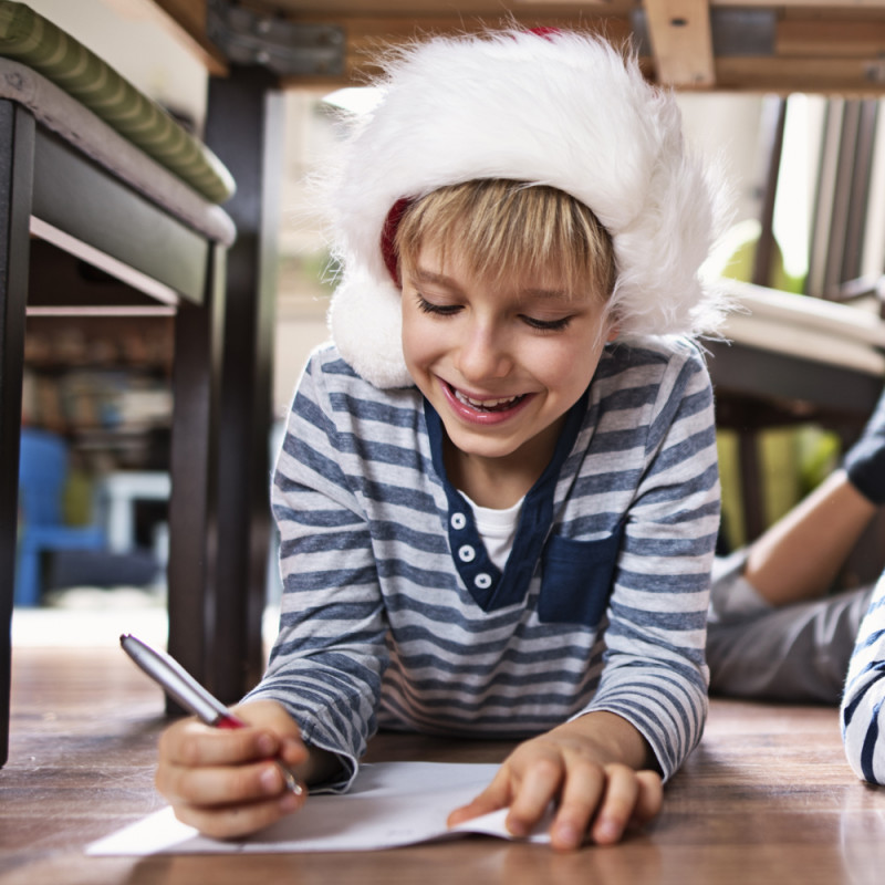Dictado corto para hacer con niños en Navidad. Uso de M antes de B y P