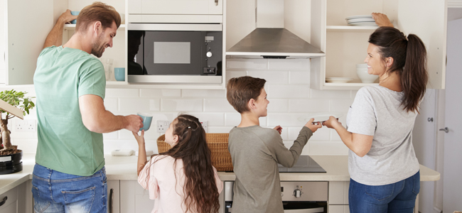 Las tareas domésticas y la familia