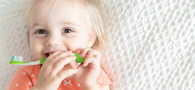 La higiene bucodental y los niños