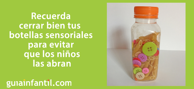 Patatín Patatero - Las botellas sensoriales son ideales para