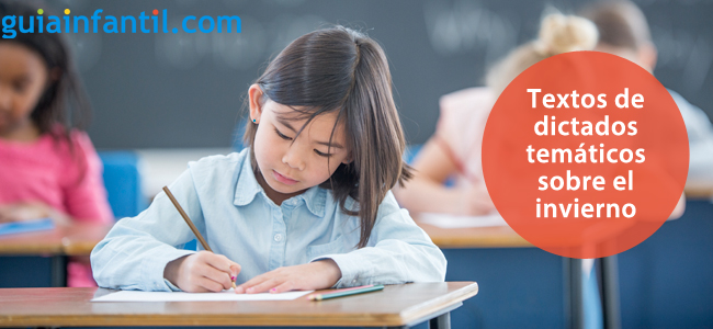 Dictados cortos y temáticos para los niños