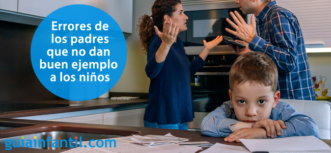Cuando los padres no damos buen ejemplo a los niños