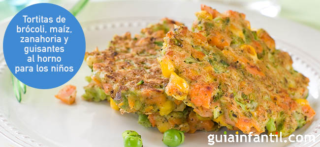 receta de tortitas de verduras para niños