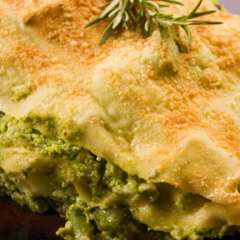 Receta de lasaña de brócoli