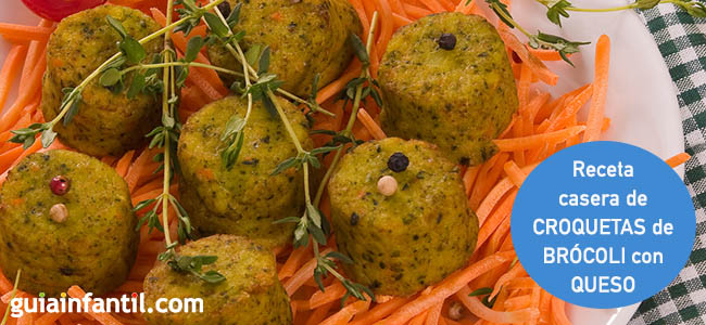 receta de croquetas de brócoli con queso