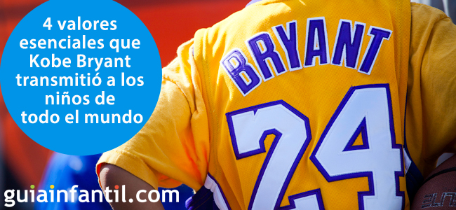 Valores que transmitió Kobe Bryant a los niños
