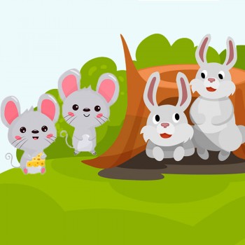 La visita de rata y ratón - Cuento para niños con ejercicios de comprensión lectora