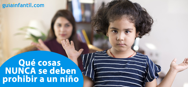 cosas que prohibimos a los niños
