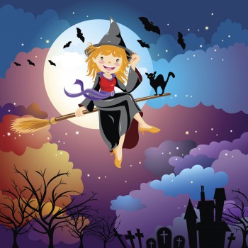 La brujita moderna. Poesía corta y con rima para niños